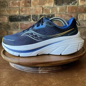 Saucony Guide 18 Mens 9.5 Navy Skydiver Cushion Daily Road Running Sneaker Shoes